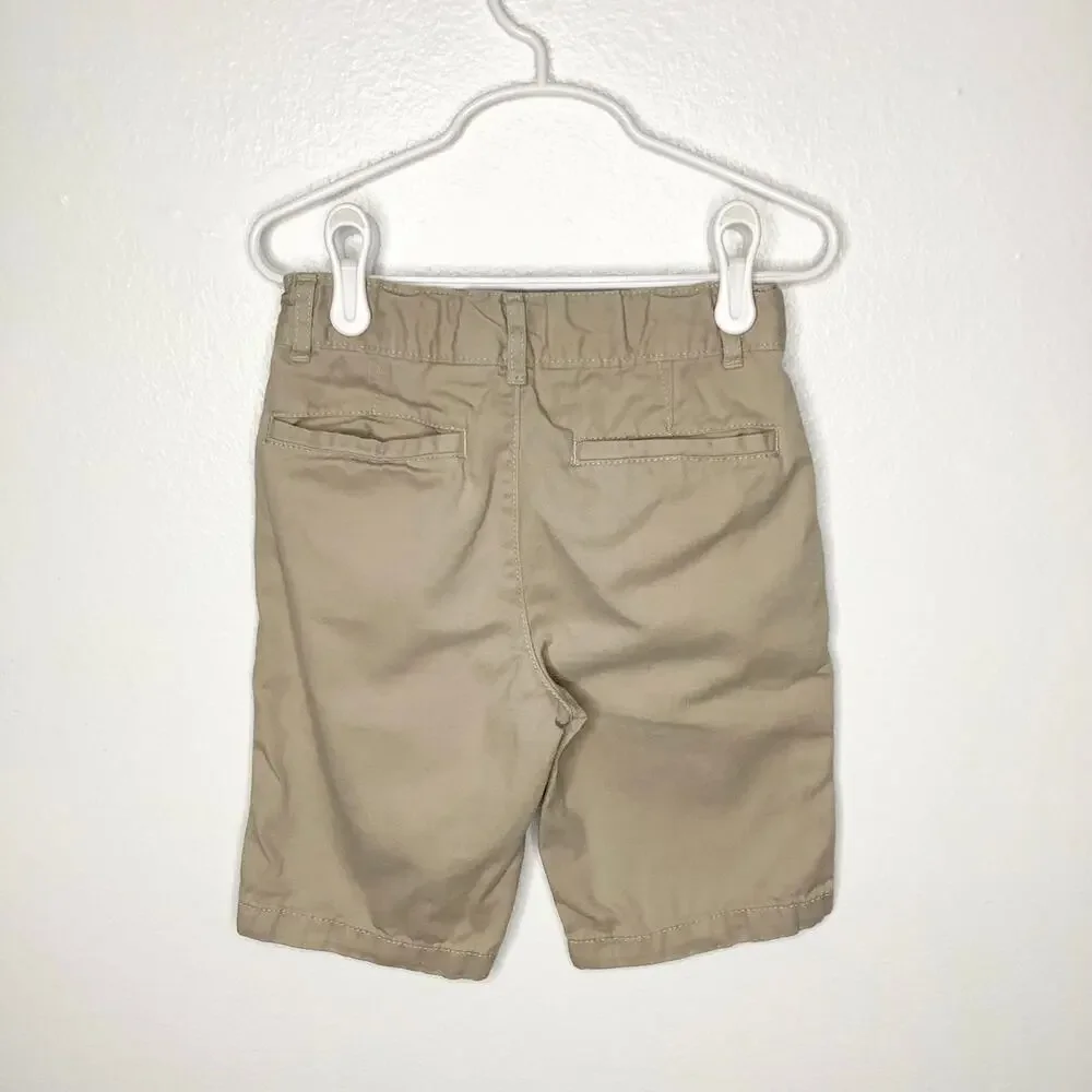 The Children’s Place Khaki Beige Chino Shorts Bundle Adjustable 7 Slim